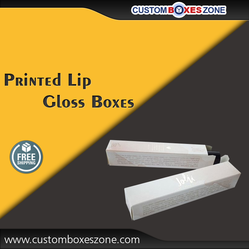 Printed Lip Gloss Boxes